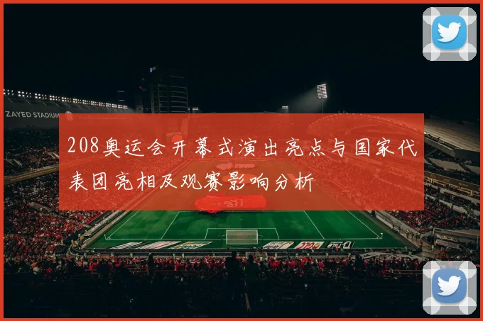 208奥运会开幕式演出亮点与国家代表团亮相及观赛影响分析